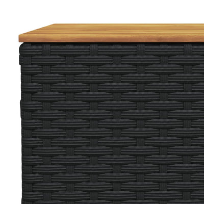 11 Piece Garden Sofa Set with Cushions Black Poly Rattan Payday Deals