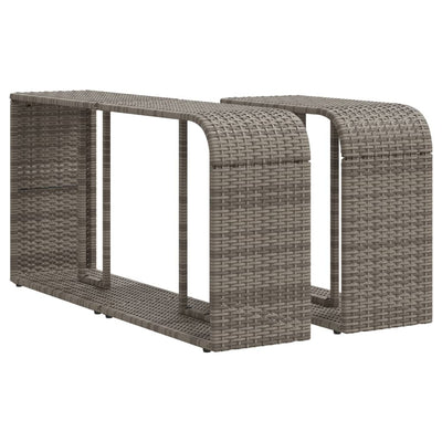 11 Piece Garden Sofa Set with Cushions Grey Poly Rattan Payday Deals