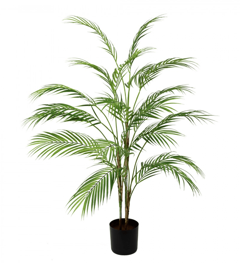 110cm Golden Cane Palm Tree Artificial Flower Plant Fake Home Office Decor Payday Deals