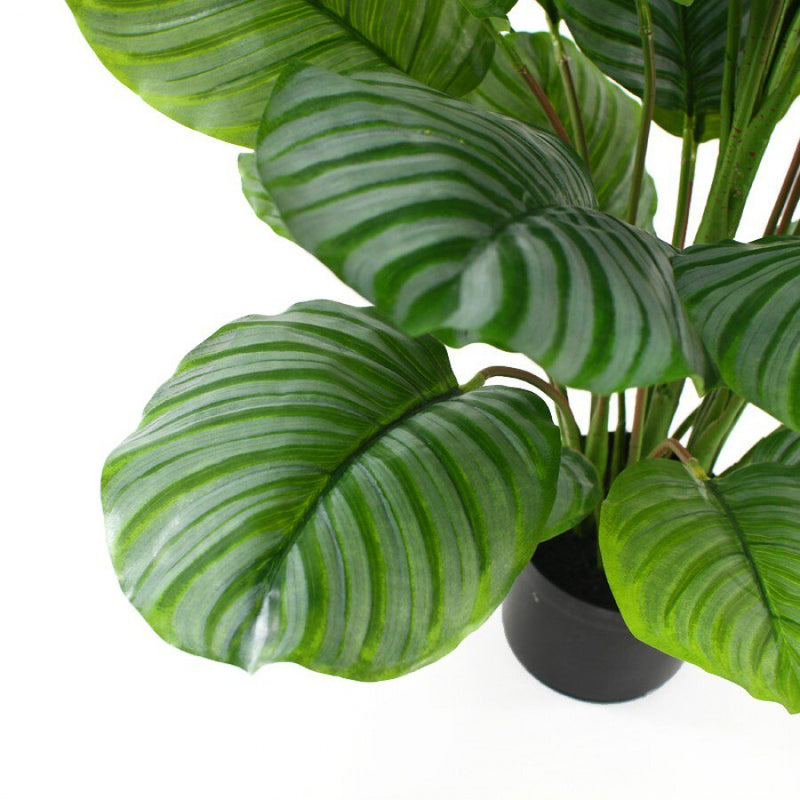 110cm Potted Faux Calathea Plant Artificial Flower Greenery Decor Payday Deals