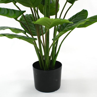 110cm Potted Faux Calathea Plant Artificial Flower Greenery Decor Payday Deals