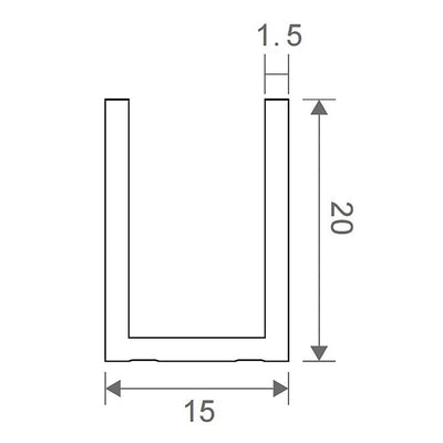 110x200cm Single Shower Glass Screen with Black Wall Channel Payday Deals