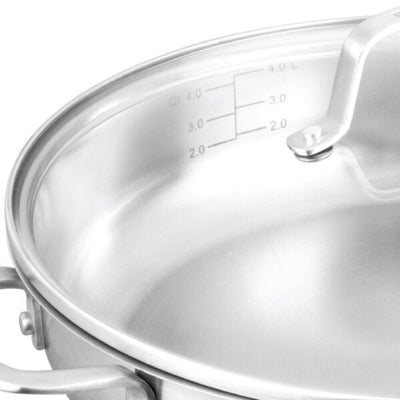 Pyrolux Radius 85 Chef Pan Stainless Steel Dishwasher Safe - 30 Cm/4.5 L