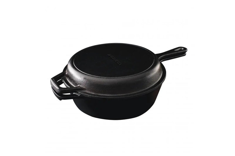 Pyrolux Pyrocast 2 Piece Duo Cast Iron Cookware Set