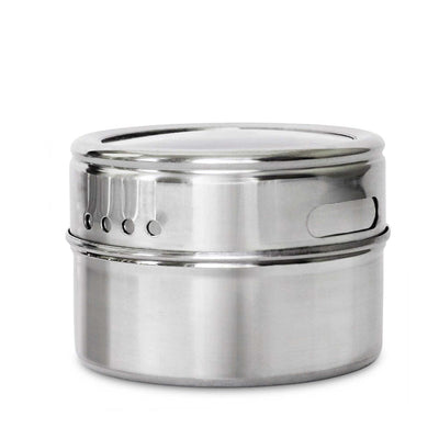 12 Magnetic Spice Jar Tins and Steel Plate - 150g Seasoning Storage Containers Payday Deals