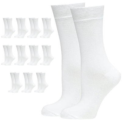 12 Pairs BAMBOO SOCKS Crew Natural Eco Healthy Enviro Unisex Business Work BULK Payday Deals