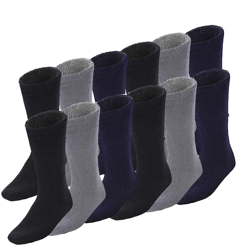 12 Pairs BAMBOO SOCKS Mens Heavy Duty Premium Thick Work Socks Cushion BULK Payday Deals