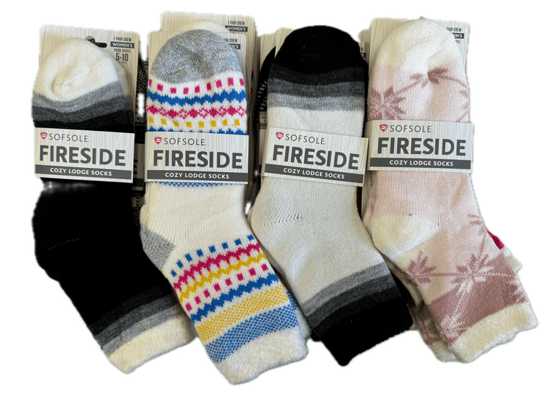 12 Pairs Womens Cozy Lodge Bed Socks Extra Warm Winter Thermal Soft Fireside Payday Deals