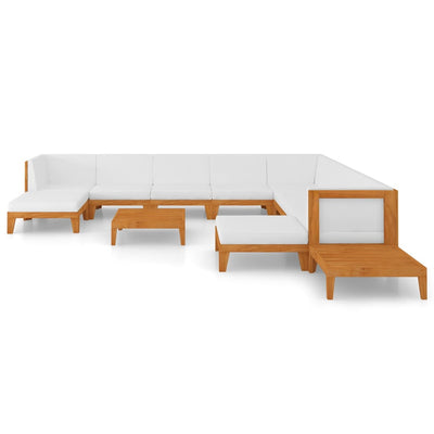 12 Piece Garden Lounge Set with Cushions Solid Acacia Wood Payday Deals