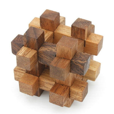 12 unique hand made wooden Puzzles in a Deluxe Gift Box Set-for kids or adults Payday Deals