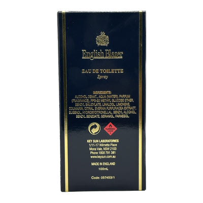 English Blazer Eau De Toilette EDT 100ml