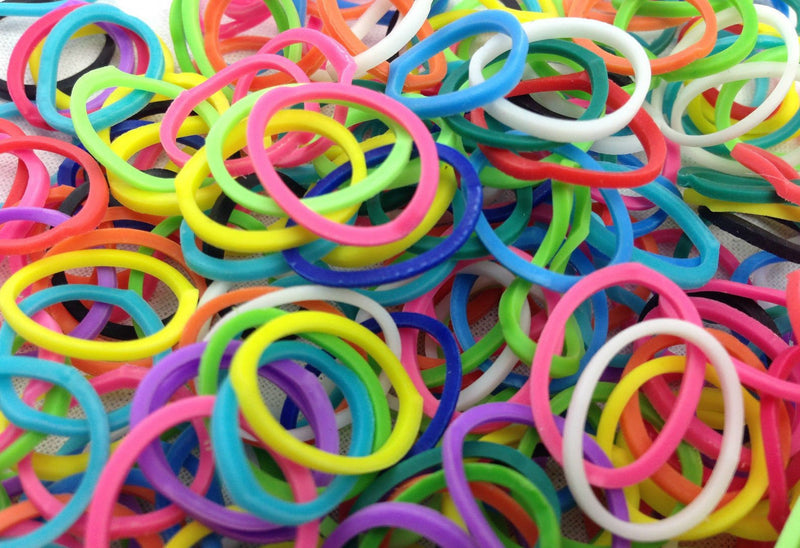 1200 LOOM BANDS Rubber Refill Kit DIY Magical Bracelet 48 S Clips 4 Hooks Bandz Payday Deals