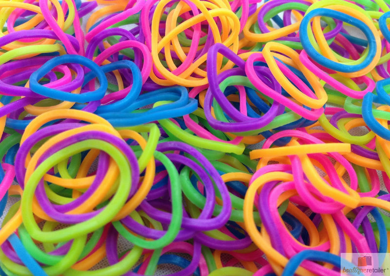 1200 pcs LOOM BANDS Rubber Refill Kit DIY Magical Bracelet 36S Clips,6 Hook Payday Deals