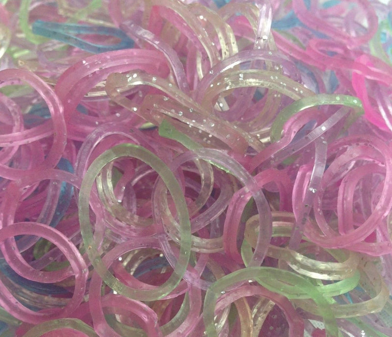 1200 pcs LOOM BANDS Rubber Refill Kit DIY Magical Bracelet 36S Clips,6 Hook Payday Deals