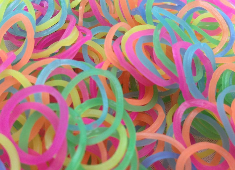 1200 pcs LOOM BANDS Rubber Refill Kit DIY Magical Bracelet 36S Clips,6 Hook Payday Deals