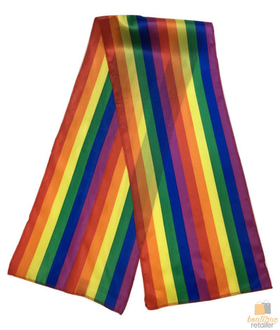 4x GAY PRIDE RAINBOW SCARF Scarves Pride Parade Party Lesbian LGBT BULK