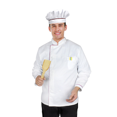 CHEF COSTUME Cook Apron Hat Master Halloween Party Outfit