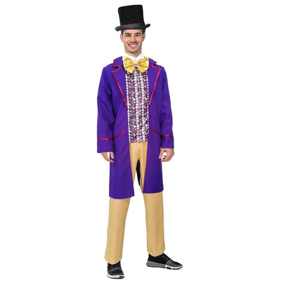 Adult Chocolatier Willy Wonka Mens Party Book Week Costume