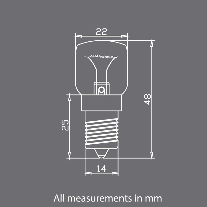 12V 12W E14 Light Bulb Replacement Globe -Himalayan Salt Lamp Switch Accessories Payday Deals