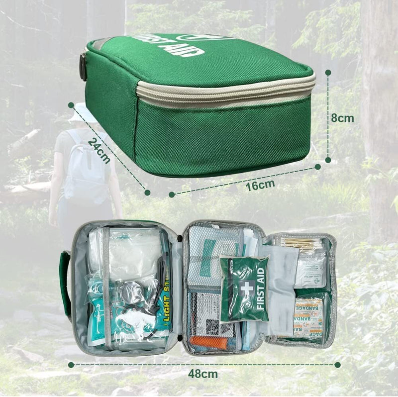 12x 258pcs Premium First Aid Kit Medical Travel Set Emergency Family Safety Payday Deals