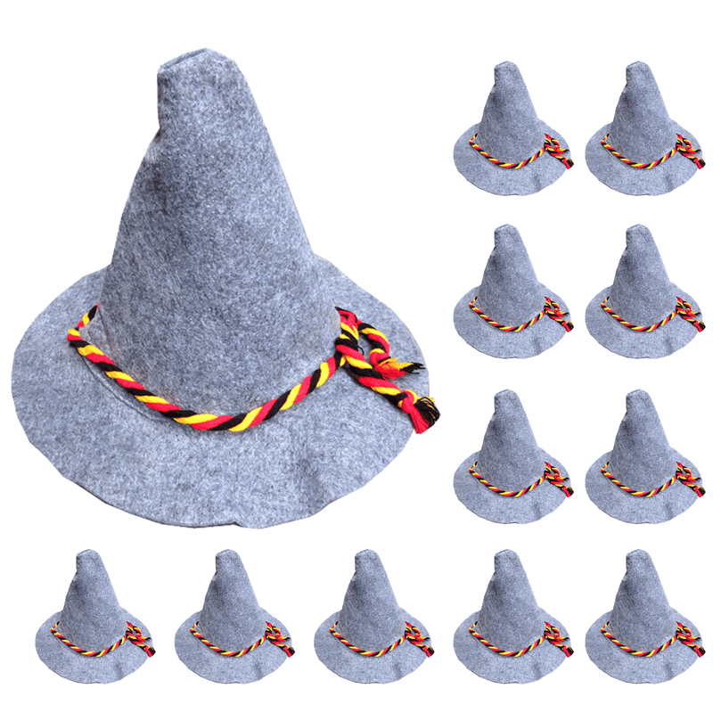 12x Adult Bavarian Beer Hat Oktoberfest German Octoberfest Costume Wizard Payday Deals