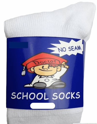 12x Pairs SCHOOL SOCKS Plain Cotton Rich Girls Boys School Uniform BULK Payday Deals