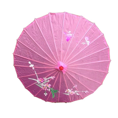 12x PARASOL UMBRELLA Chinese Japanese Bamboo Flower Pattern 80cm Large BULK Payday Deals