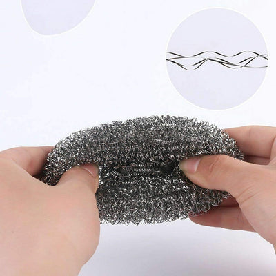 12x Spiffy Stainless Steel Jumbo Scourers Heavy Duty Stainless Steel Dishwashing Scrub Payday Deals