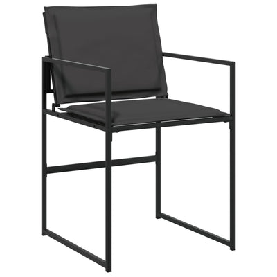 13 Piece Garden Dining Set with Cushions Black Textilene Payday Deals
