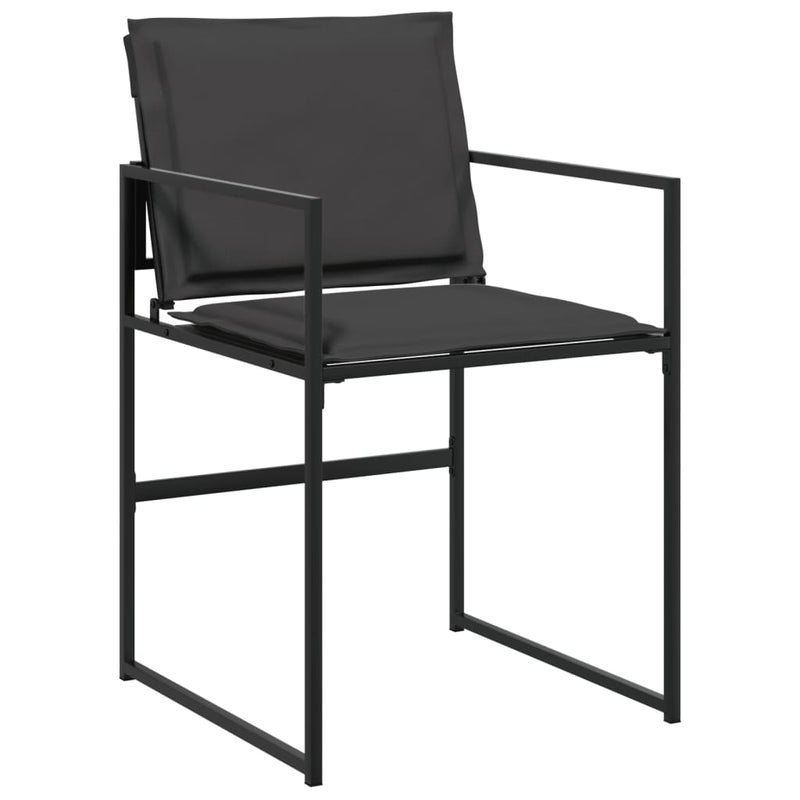 13 Piece Garden Dining Set with Cushions Black Textilene Payday Deals