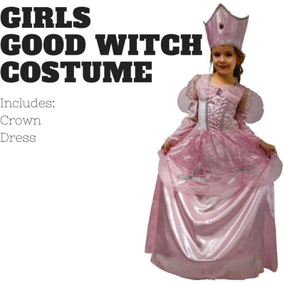 Children's Good Witch Costume Kids Princess Party Outfit Halloween Book Week