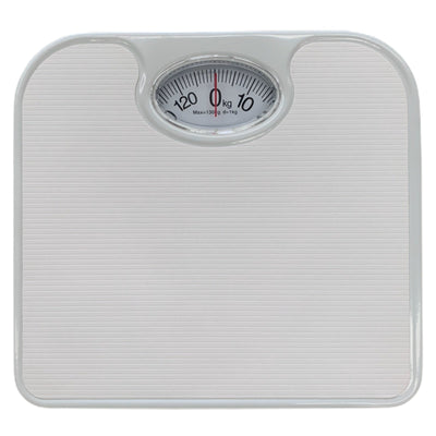 130kg Mechanical Bathroom Scales Weight Checker Kilo Kg Kilograms - White Payday Deals