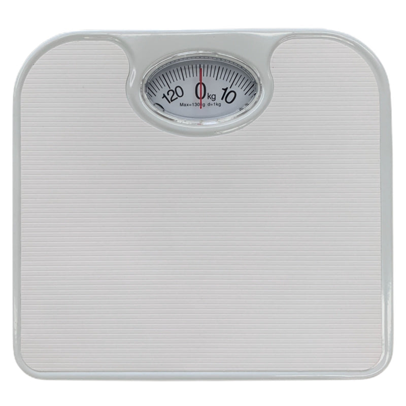 130kg Mechanical Bathroom Scales Weight Checker Kilo Kg Kilograms - White Payday Deals