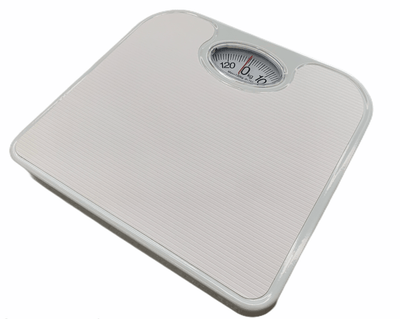 130kg Mechanical Bathroom Scales Weight Checker Kilo Kg Kilograms - White Payday Deals