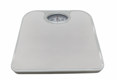 130kg Mechanical Bathroom Scales Weight Checker Kilo Kg Kilograms White