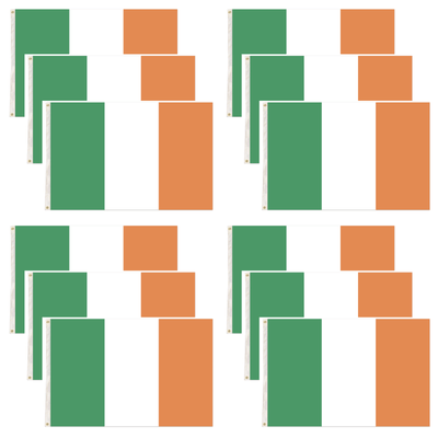 12x Ireland Irish Country Flag Heavy Duty Outdoor St Patricks Day - 150cm x 90cm