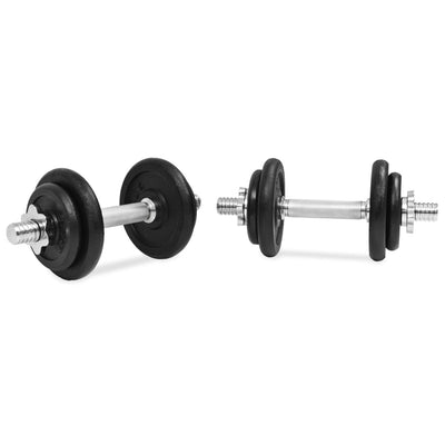 14 Piece Dumbbell Set 20 kg Cast Iron Payday Deals