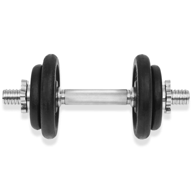 14 Piece Dumbbell Set 20 kg Cast Iron Payday Deals