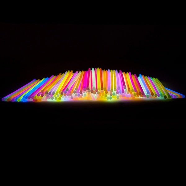 15 GLOW STICKS Party Light Glow In The Dark Rave NECKLACE Disco Bulk Payday Deals