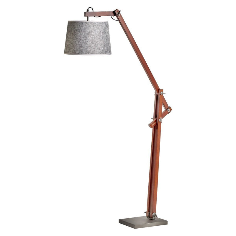 156cm Large Bamboo Floor Lamp Modern Vintage Wooden Light Antique Shade - Cherry Payday Deals