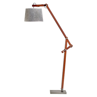 156cm Large Bamboo Floor Lamp Modern Vintage Wooden Light Antique Shade - Cherry Payday Deals