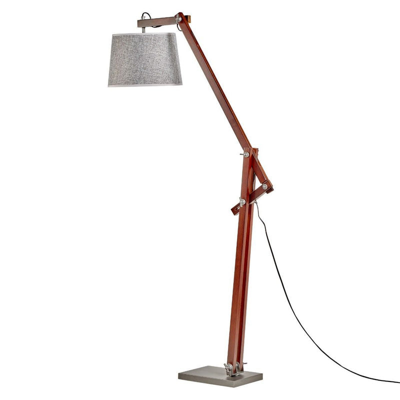 156cm Large Bamboo Floor Lamp Modern Vintage Wooden Light Antique Shade - Cherry Payday Deals