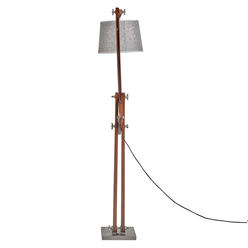 156cm Large Bamboo Floor Lamp Modern Vintage Wooden Light Antique Shade - Cherry Payday Deals