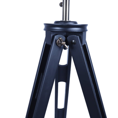 158cm Nautical Tripod Floor Lamp w Matte Black Lamp Head Searchlight Spot Light Payday Deals