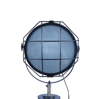 158cm Nautical Tripod Floor Lamp w Matte Black Lamp Head Searchlight Spot Light Payday Deals