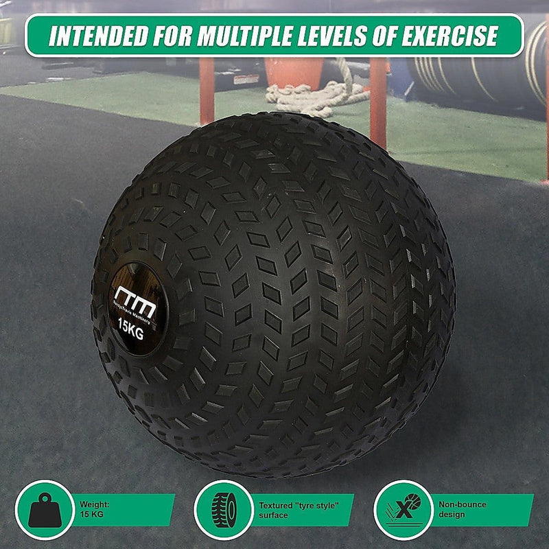 15kg Tyre Thread Slam Ball Dead Ball Medicine Ball for Gym Fitness Payday Deals