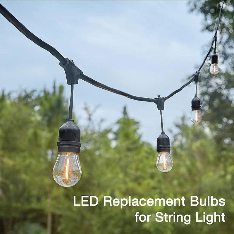 15M Solar Festoon String Lights Kits Globe Outdoor Christmas Party Garden Payday Deals