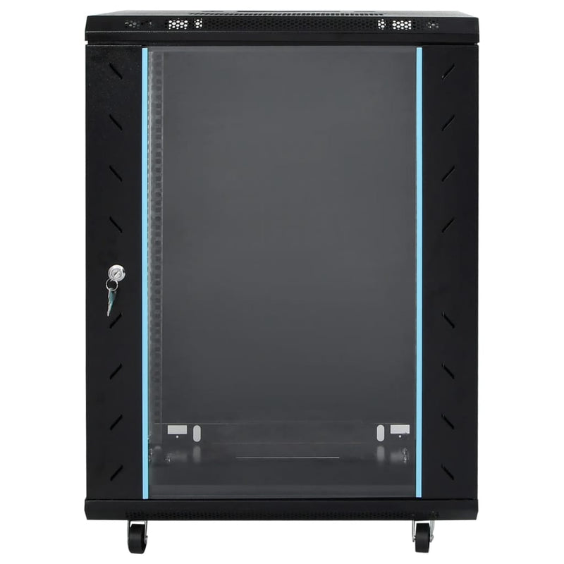 15U Network Cabinet with Swivel Feet 19" IP20 53x40x80 cm Payday Deals