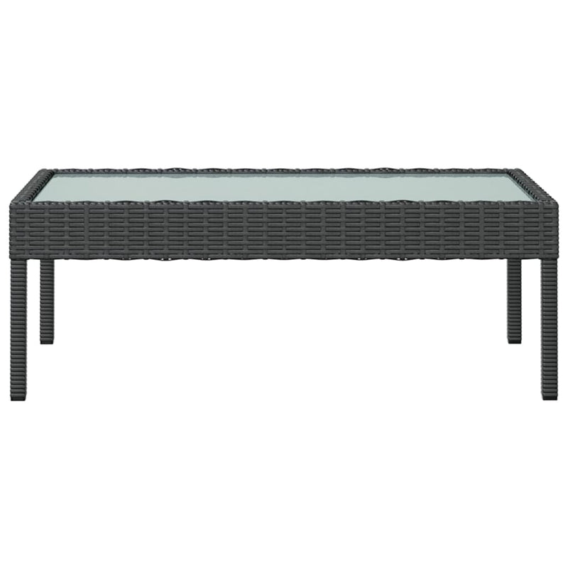 16 Piece Garden Lounge Set with Cushions Poly Rattan Black Payday Deals