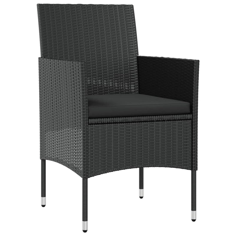 16 Piece Garden Lounge Set with Cushions Poly Rattan Black Payday Deals